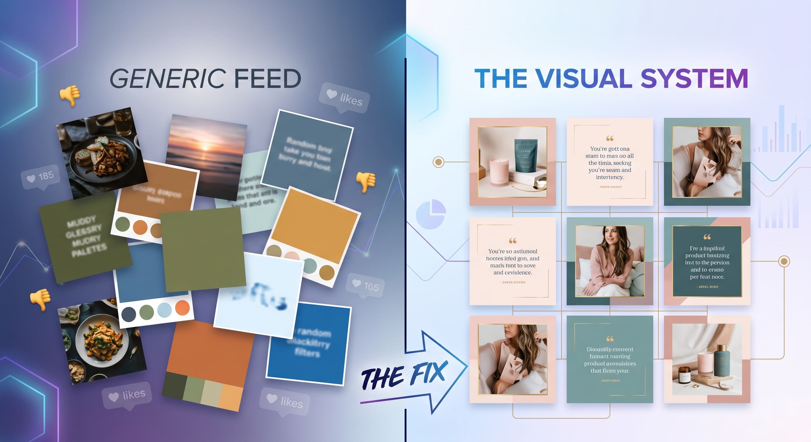 Why Your Instagram Feed Looks Generic — and the Visual System That Fixes It — The P2V Journal